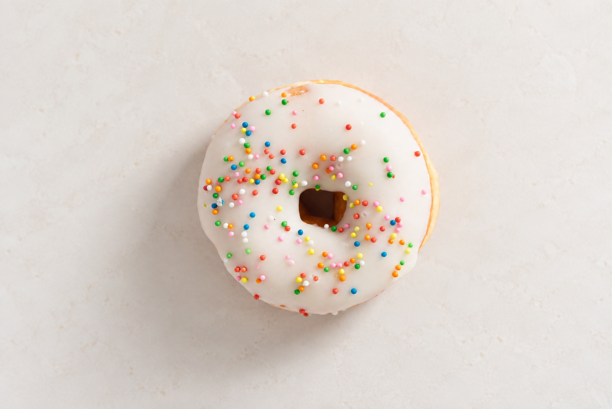 Mini Sprinkled Donuts