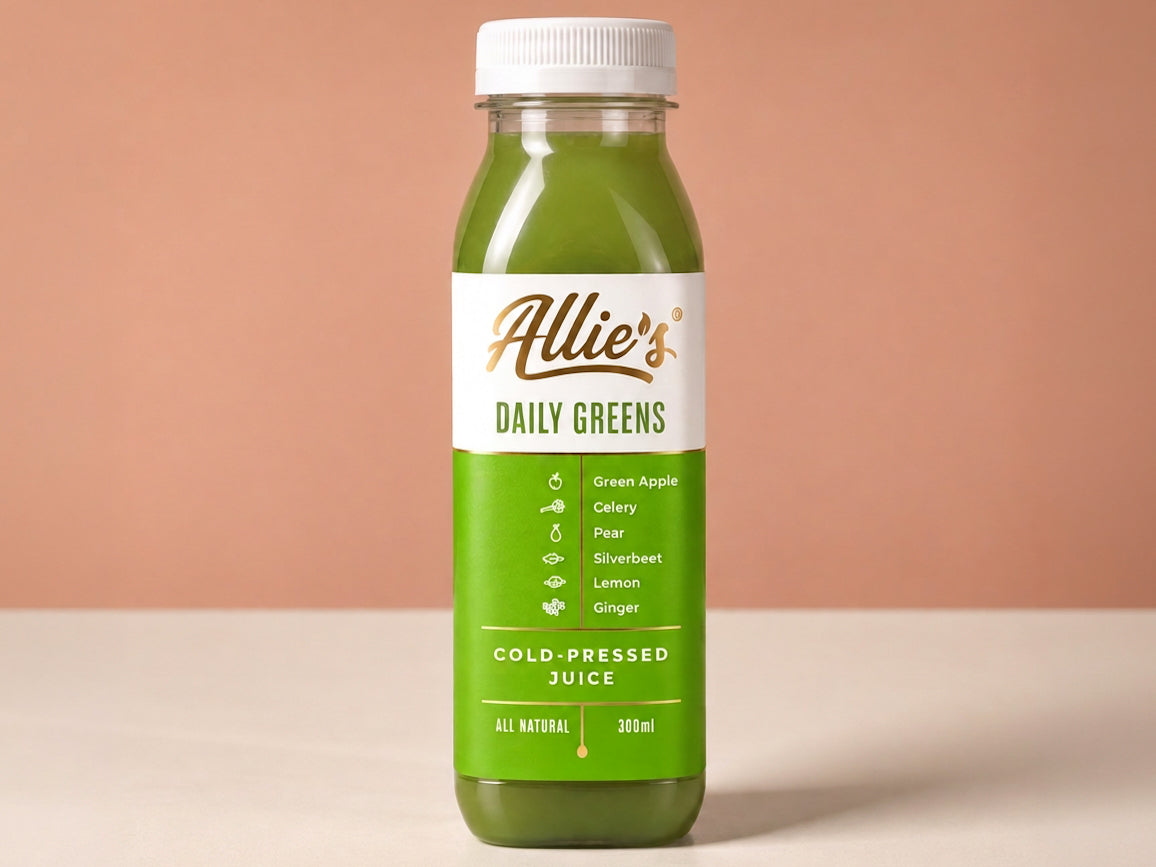 Allie's Daily Greens Cold Pressed Juice 300 mL (x8)