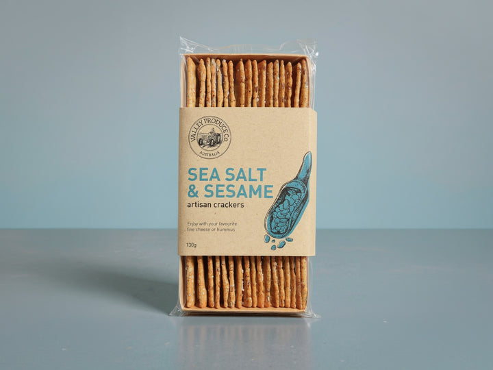 Valley Produce Co - Artisan Flatbread Sea Salt & Sesame 130g