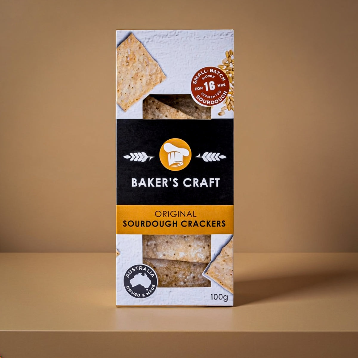Bakers Craft - Artisan Square Sourdough Crackers