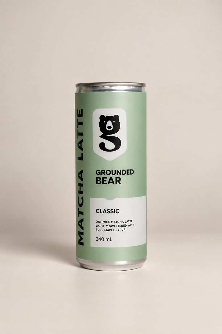 Grounded Bear Classic Matcha Latte 240 mL (x6)