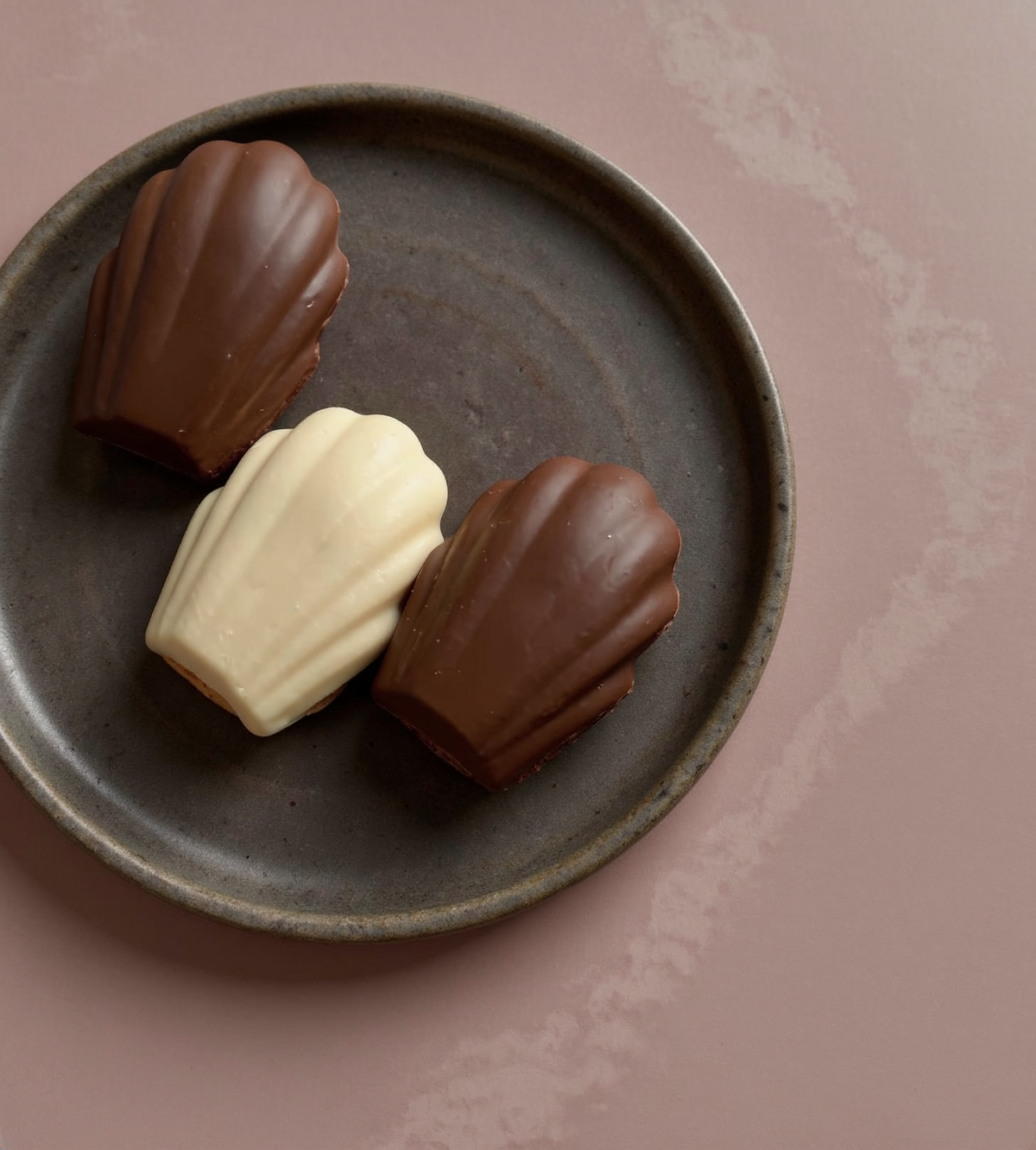 Chocolate-Coated Madeleines